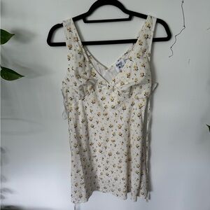 Princess Polly floral mini dress tie back